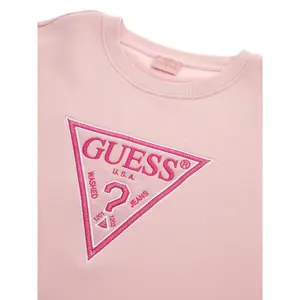 Camisola de gola redonda com triângulo em lurex para mulher Guess image-5