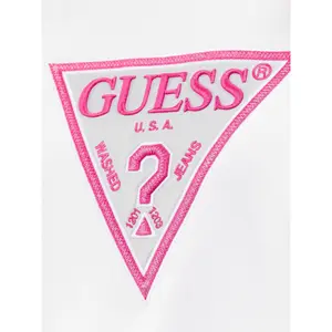 Camisola de gola redonda com triângulo em lurex para mulher Guess image-4