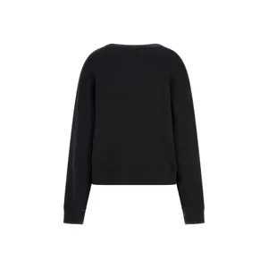 Camisola de gola redonda com triângulo em lurex para mulher Guess image-3