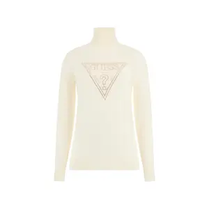 Jersey de cuello alto con logotipo para mujer Guess Gisele image-0