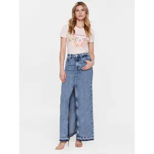 T-shirt femme Guess Triangle Flower image-1