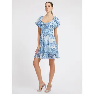Vestido de smock feminino Guess Gilda image-3