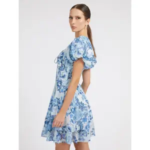 Vestido de smock feminino Guess Gilda image-4