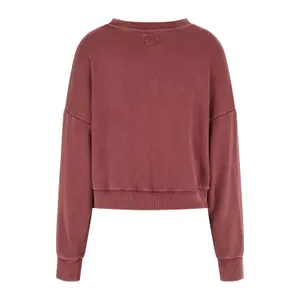 Sweatshirt med rund hals i bomuld til kvinder Guess Icon image-1