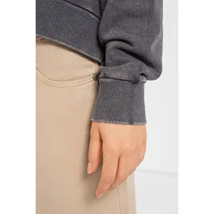 Sweatshirt med rund hals i bomuld til kvinder Guess Icon image-4