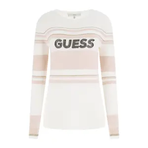 Women's round neck knitted sweater Guess Ada Logo image-0