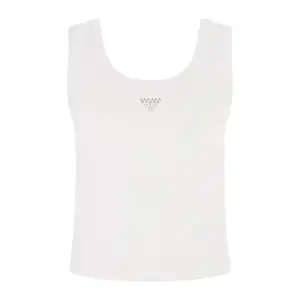 Camiseta de tirantes mujer Guess Triangle Bling Rib image-0