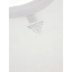 Camiseta de tirantes mujer Guess Triangle Bling Rib image-2