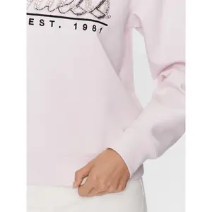 Dames sweatshirt met ronde hals Guess Script image-4