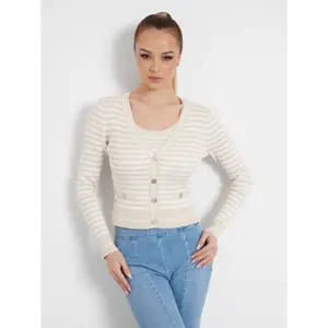Cardigan w paski damski Guess MIX image-1