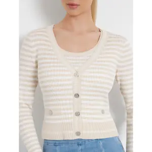 Cardigan w paski damski Guess MIX image-5