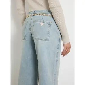 Dames crop jeans met wijde pijpen Guess Zoya image-4