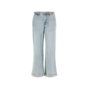 Dames crop jeans met wijde pijpen Guess Zoya image-0