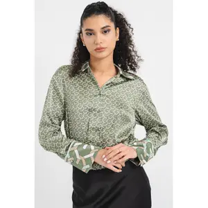 Langærmet skjorte til kvinder Guess Alexandra image-2