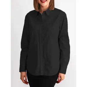 Chemise manches longues avec logo brodé femme Guess image-0