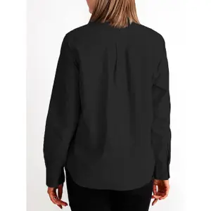 Chemise manches longues avec logo brodé femme Guess image-1