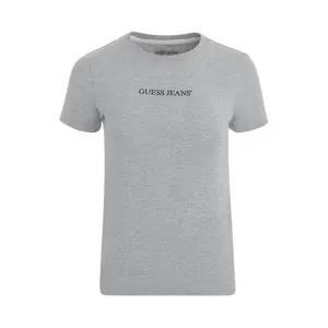 T-shirt slim com logo impresso feminino Guess image-0