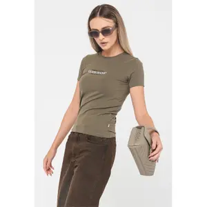 Camiseta slim-fit de mujer Guess Gj Cn American Tr image-3