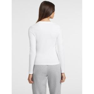 Slim fit lange mouw T-shirt met geborduurd logo voor dames Guess image-2