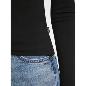 Slim fit lange mouw T-shirt met geborduurd logo voor dames Guess image-3