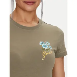 T-shirt de mulher Guess Flowers image-3