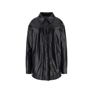 Casaco de cabedal para mulheres Guess Mareva Shacket image-0