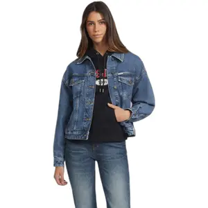 Women's oversized denim jacket Guess Trucker image-1