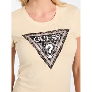 Camiseta de mujer Guess Triangle Python image-3