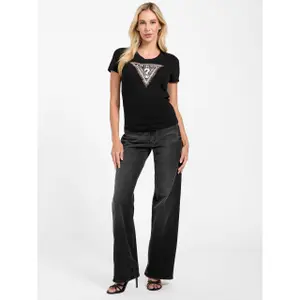 Camiseta de mujer Guess Triangle Python image-1
