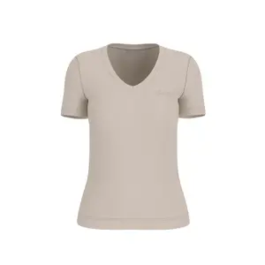 Camiseta de mujer con cuello de pico Guess Light Basic image-0