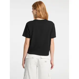 Camiseta de mujer Guess GJ Boxy Embro Logo image-2