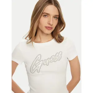 Women's T-shirt Guess Rib image-3