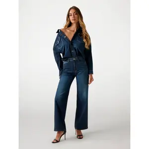 Women's wide-leg jeans Guess image-2