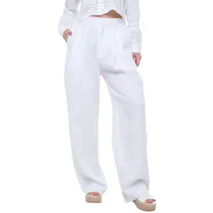 Women's Trousers Guess Jenny Linen image-0