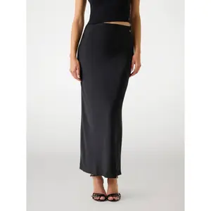 Lång satin kjol dam Guess Sibilla image-1