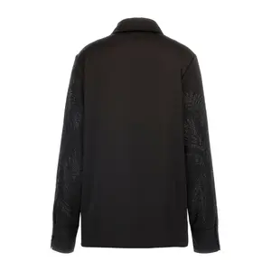 Camisa de manga comprida feminina Guess Agnes Hotfix image-1