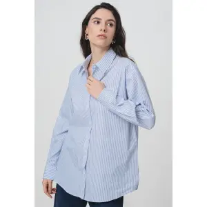 Camisa de manga comprida feminina Guess Lauriane image-1