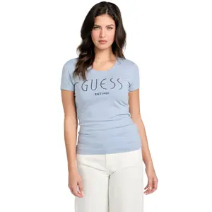 T-shirt de mulher Guess Logo image-0