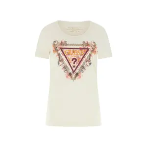 Camiseta de mujer Guess Triangle Flowers image-0