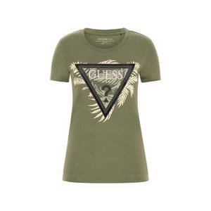 w5yi13-j1314-g831-women-s-printed-t-shirt-guess-triangle-palm-lichen-leaf-green