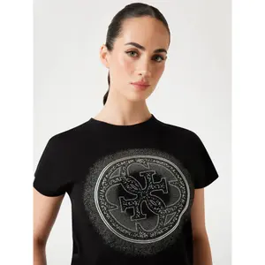 Camiseta de mujer Guess 4G Shaded Hotfix image-4