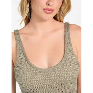 Vestido de manga comprida feminino Guess DBL Scoop image-4