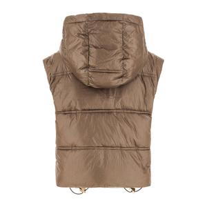 Sleeveless cropped puffer jacket for women Guess Ernestine image-1