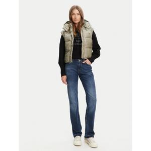 Sleeveless cropped puffer jacket for women Guess Ernestine image-3