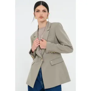 Blazer simples de botão para mulher Guess Dorothee image-1