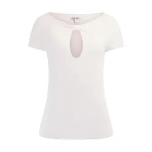 Camiseta recortada feminina Guess Joye image-0
