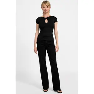 Camiseta recortada feminina Guess Joye image-1