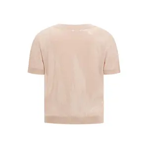 Rundhalsausschnitt T-Shirt mit kurzen Ärmeln für Damen Guess Juniper Sequins image-1