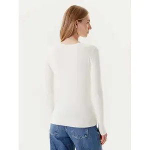 Jersey de cuello redondo con logo de triángulo para mujer Guess Kiara image-1