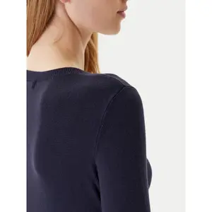 Jersey de cuello redondo con logo de triángulo para mujer Guess Kiara image-3